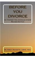 Before You Divorce
