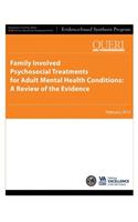 Family Involved Psychosocial Treatments for Adult Mental Health Conditions