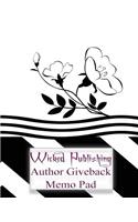 Wicked Publishing Author Giveback Memo Pad