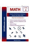 101Minute.com Grade 4 Math PRACTICE WORKBOOK 3
