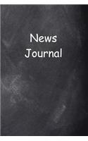 News Journal Chalkboard Design