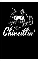 Chinchillin: Chinchilla Notizbuch I Calepin I Taccuino I Cuaderno I Caderno I Notitieblok I Notatnik I 6x9 I A5 I 120 Pages I Dot Grid I Diary I Sketchbook I Log
