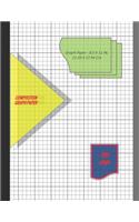 Graph Paper Notebook 8.5 x 11 IN, 21.59 x 27.94 cm