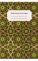 Hindu Art Inspirational, Motivational and Spiritual Theme Wide Ruled Line Paper