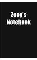 Zoey's Notebook: 6x9 Lined Notebook, Gift For a Friend or a Colleague (Gift For Someone You Love)