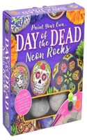 Paint Your Own Day of the Dead Neon Rocks