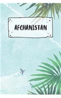 Afghanistan: Ruled Travel Diary Notebook or Journey Journal - Lined Trip Pocketbook for Men and Women with Lines