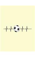 Soccer Heartbeat Notebook