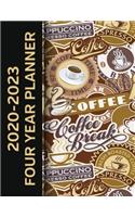 2020 - 2023 Four Year Planner: Coffee Break Monthly Calendar, Planner, Notebook and More!