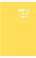 Weekly Diary 2020: 6x9 week to a page planner with notes & to do list each week. Extra notes pages included. Perfect for self-employed, business & general use. Bright 