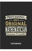 Professional Original Mathematician Notebook of Passion and Vocation
