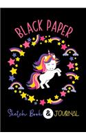 BLACK PAPER Sketch Book & Journal