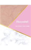 #busyashell 2020 Monthly and Weekly Planner: Nifty 1 year (Jan to Dec 2020) Jumbo Grid Calendar Organizer + Academic - Monthly Weekly Daily - BONUS Password Birthday Log - Bullet Journal - Insp
