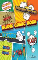 Blank comic book