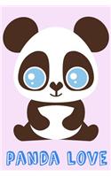 Panda Love. Cute Gift Notebook