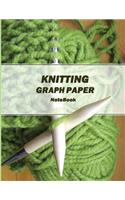 Knitting Graph Paper Notebook: Yarn Stash, Ratio of 4 to 5, Used for Designing Your Own Knitting Patterns.
