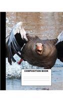 Goose Composition Book: Goose Composition Notebook. 132 Pages Wide Ruled 7.5x9.25