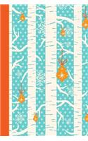 Birch Trees and Christmas Ornaments Journal