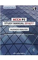 ACCA P3 Study Manual : Business Analysis 2016