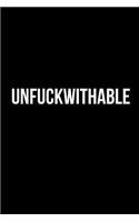 Unfuckwithable: Blank Line Journal