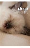 Sleep Diary Sleepy Siamese Kitten