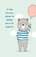 40 lindo libro para colorear de animales para ninos pequenos