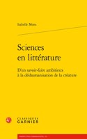 Sciences En Litterature