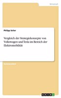 Vergleich der Strategiekonzepte von Volkswagen und Tesla im Bereich der Elektromobilität