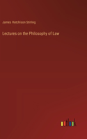 Lectures on the Philosophy of Law