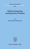 Stellvertretung Beim Sozialtypischen Verhalten