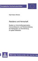 Residenz Und Herrschaft