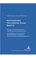 Internationales Uwe-Johnson-Forum- Band 10 (2006)