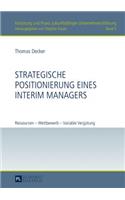 Strategische Positionierung eines Interim Managers