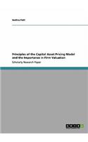 Principles of the Capital Asset Pricing Model and the Importance in Firm Valuation