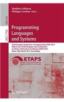 Programming Languages and Systems: 22nd European Symposium on Programming, ESOP 2013, Held as Part of the European Joint Conferences on Theory and Practice of Software, Etaps 2013, Ro