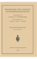 Ergebnisse Der Exakten Naturwissenschaften