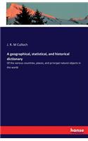 geographical, statistical, and historical dictionary