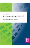 Knowledge Transfer in Service Research
