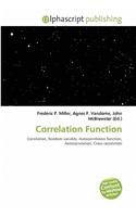 Correlation Function: (English)