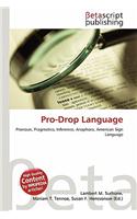 Pro-Drop Language: (English)