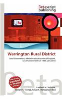 Warrington Rural District: (English)