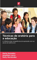 Técnicas de oratória para a educação