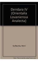 Dendara IV. Traduction: (101 Orientalia Lovaniensia Analecta)