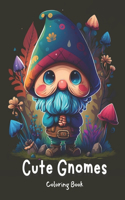 Cute Gnome Coloring Book
