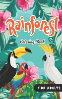 Rainforest Coloring Book For Adults