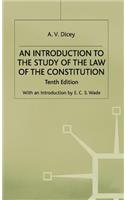 Introduction to the Study of the Law of the Constitution