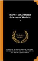 Diary of Sir Archibald Johnston of Wariston