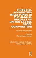 Financial Accounting Milestones in the Annual Reports of United States Steel Corporation