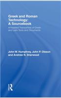 Greek and Roman Technology: A Sourcebook