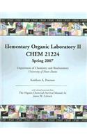 Elementary Organic Laboratory II; Chem 21224